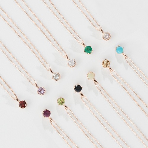 14k그랑천연탄생석 목걸이