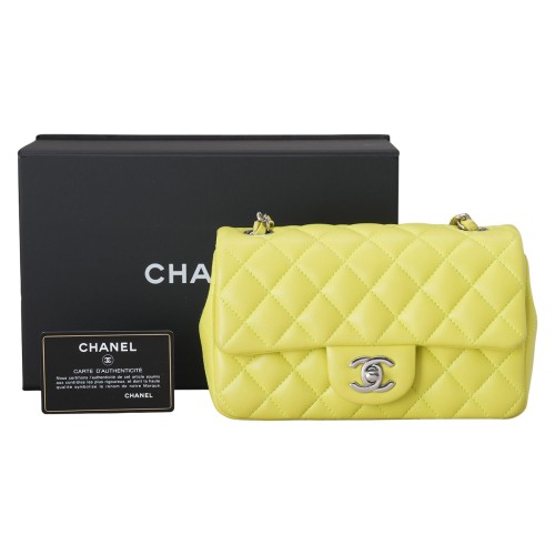 CHANEL(USED)샤넬 램스킨 뉴미니 크로스백