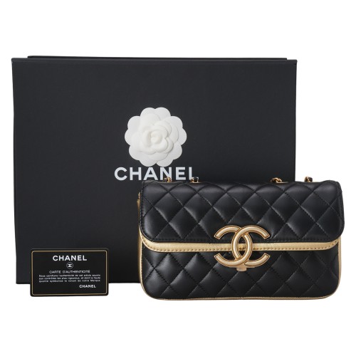 CHANEL(USED)샤넬 A57275 시즌 CC더블플랩 체인 숄더백